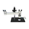 Double headed dissecting microscope