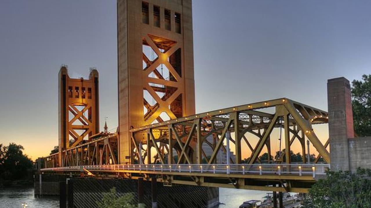 Tower Bridge in Sacramento